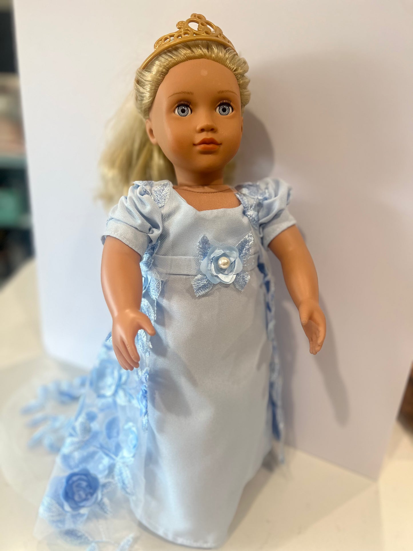 Beautiful Bridgerton doll dress